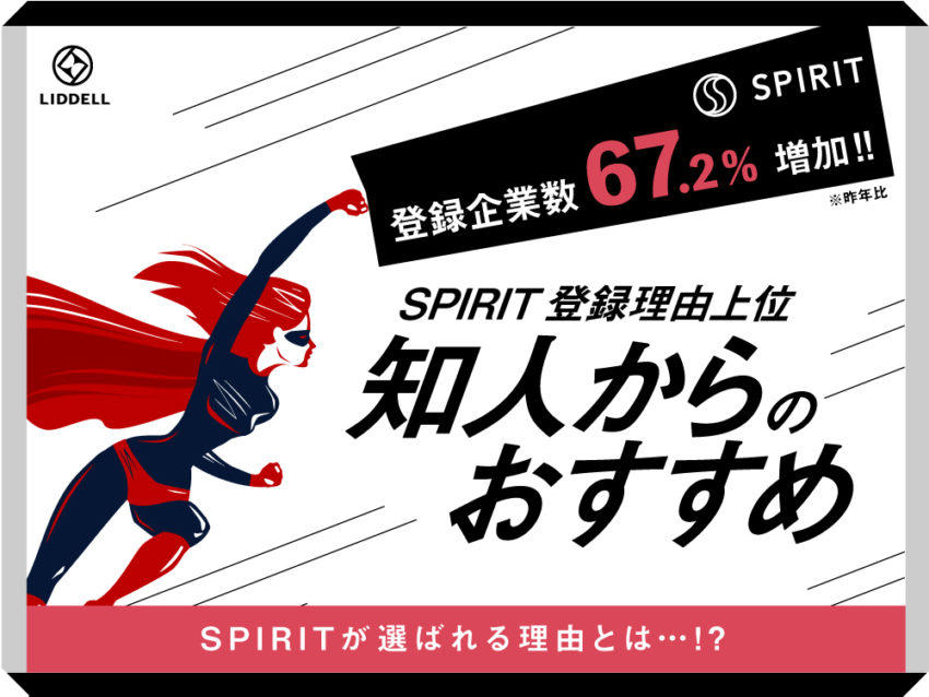 登録企業数2,000社を突破したSPIRITのインサイトを調査分析を公開！