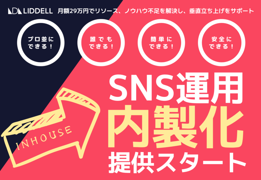 月額29万円で企業SNSを運用できる！《SNS運用内製化支援パッケージ》提供スタート