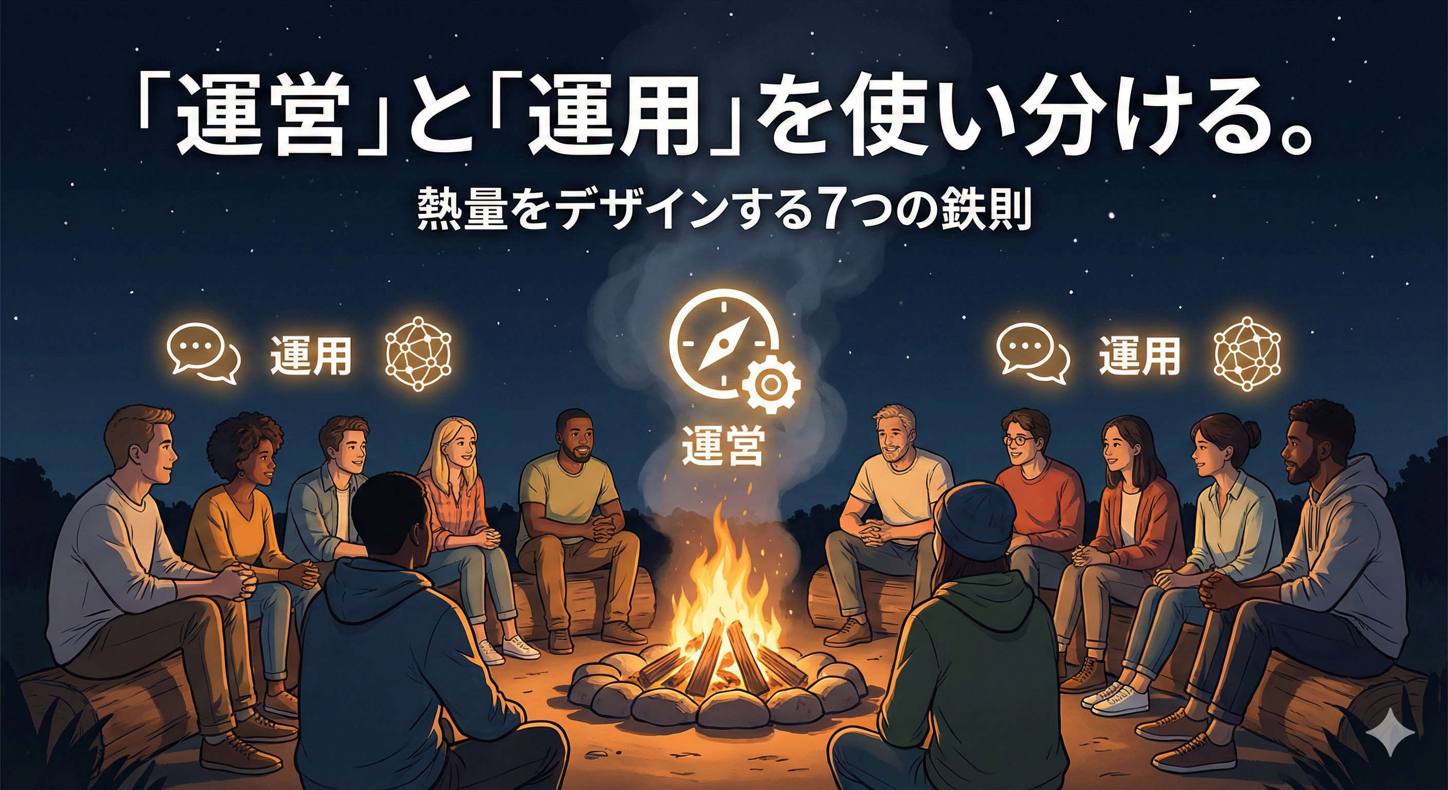 「運営」と「運用」を使い分ける。熱量をデザインする7つの鉄則♯7