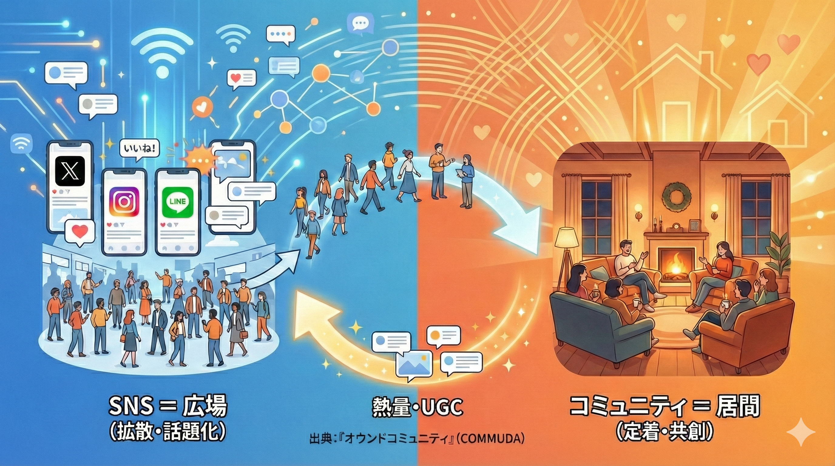 SNSは「広場」、コミュニティは「居間」。熱量を“循環”させる連携デザインとは？ ♯8